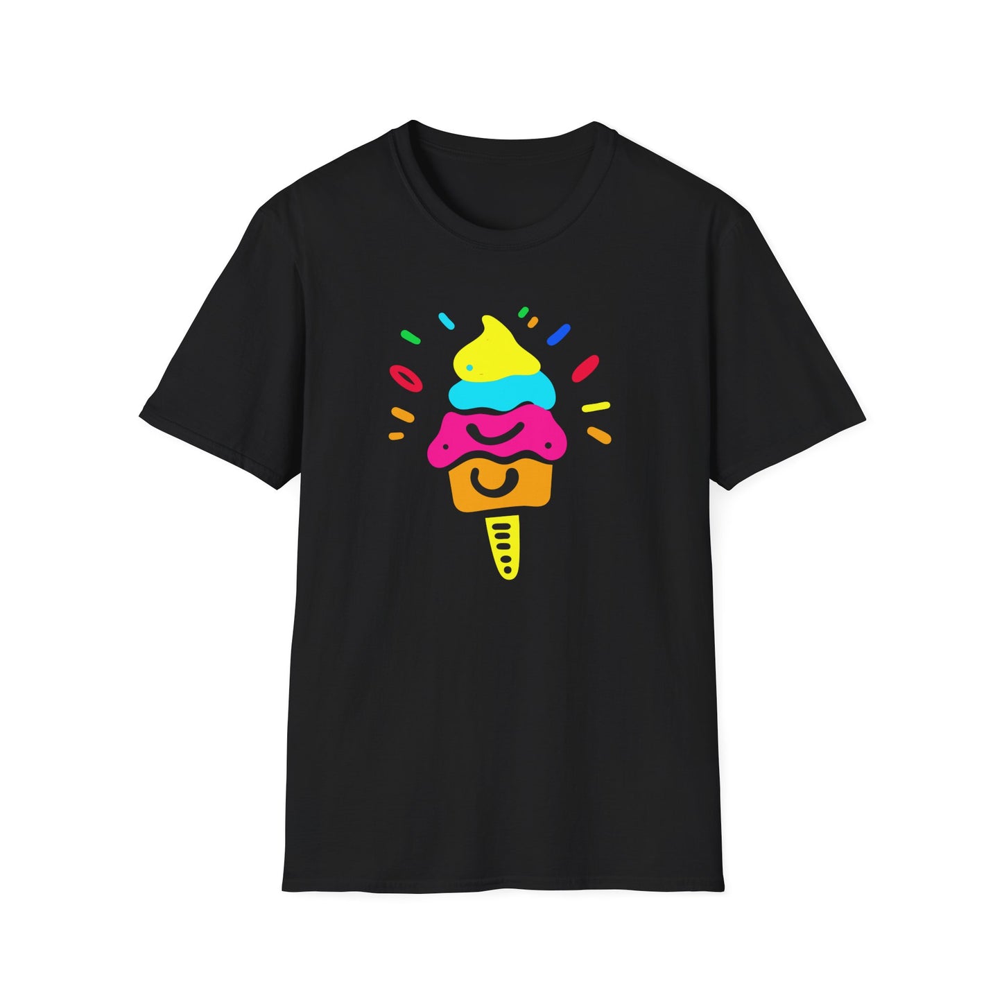 Ice Cream Neon Style T-Shirt