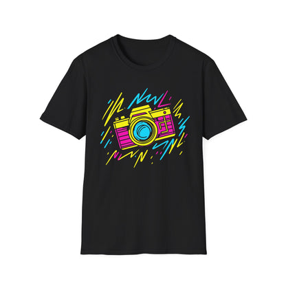 Neon Camera T-Shirt