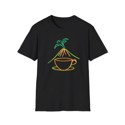 Neon Coffee Cup T-Shirt