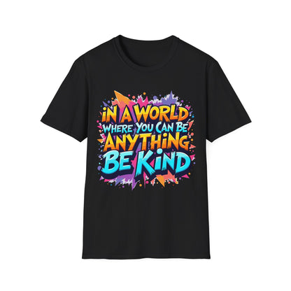 In a World Where You Can Be Anything, Be Kind T-Shirt