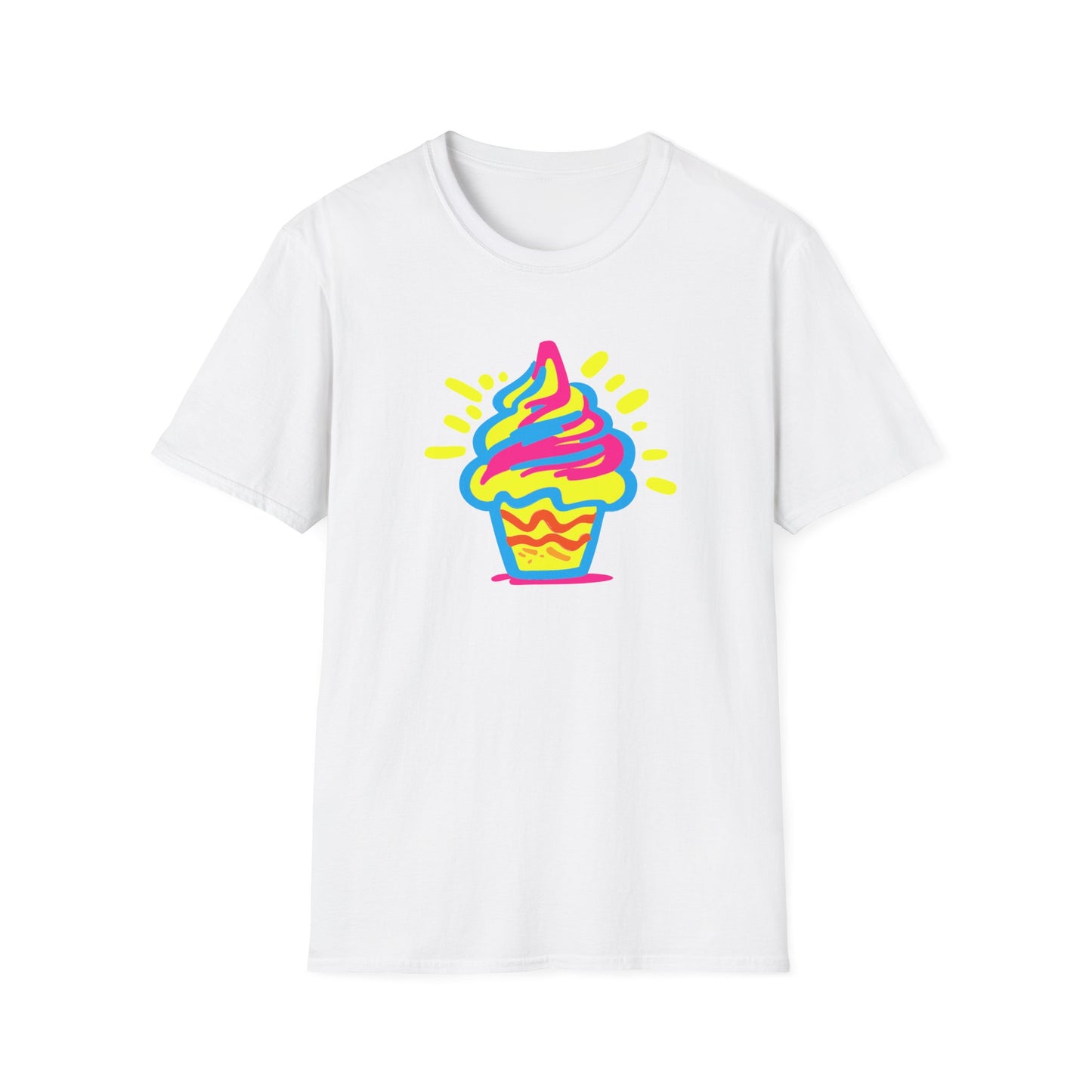 Ice Cream Neon Style T-Shirt